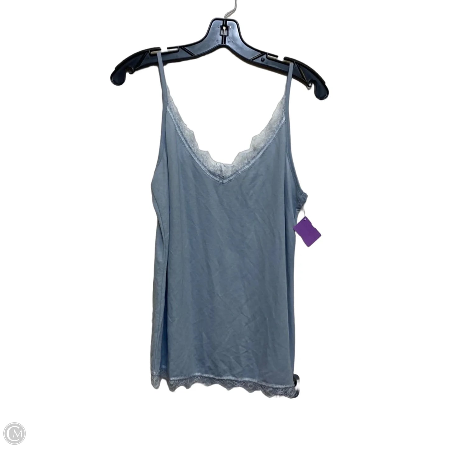 Top Sleeveless Basic By Clothes Mentor In Blue, Size: 2x