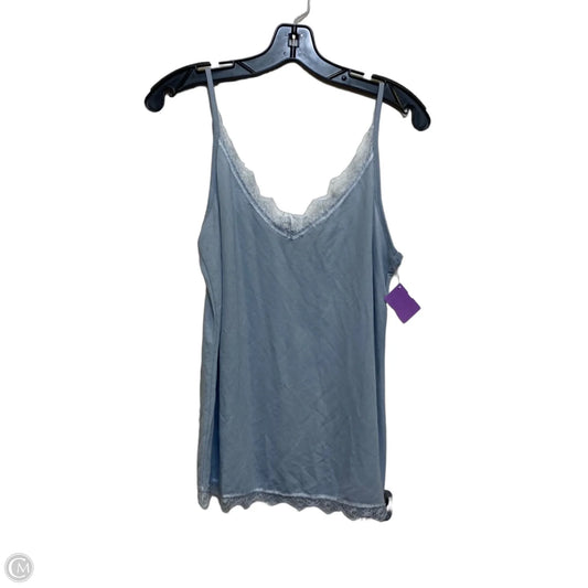Top Sleeveless Basic By Clothes Mentor In Blue, Size: 2x