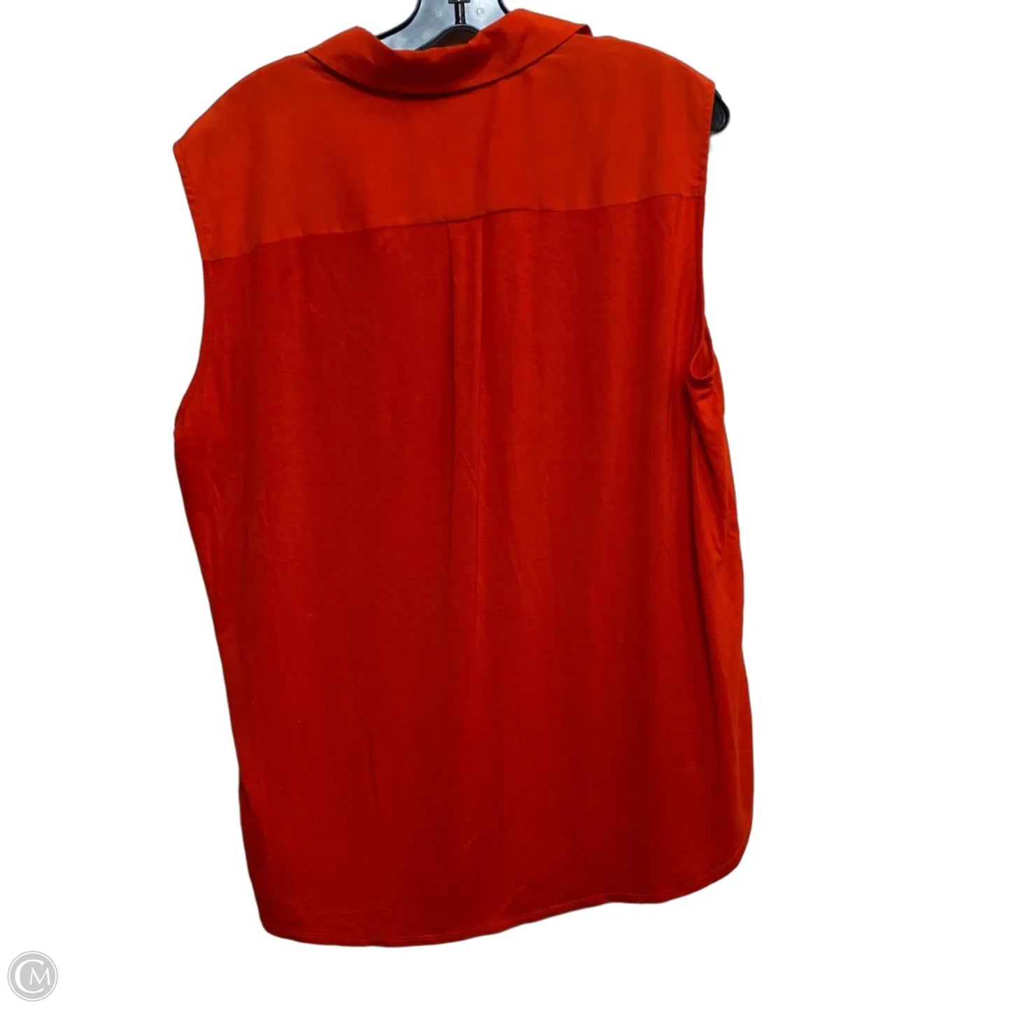 Top Sleeveless By Jones New York In Orange, Size: Xl