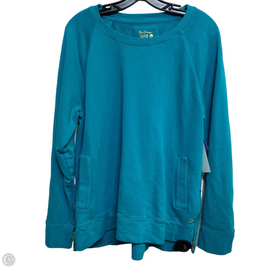 Sweatshirt Designer By Lilly Pulitzer In Green, Size: Xxl