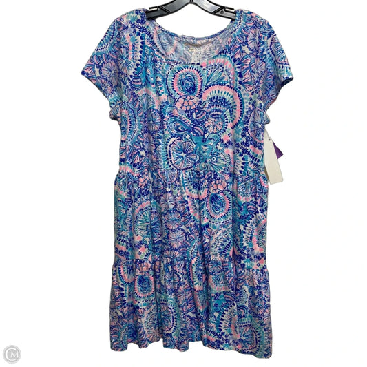 Dress Designer By Lilly Pulitzer In Blue, Size: Xxl