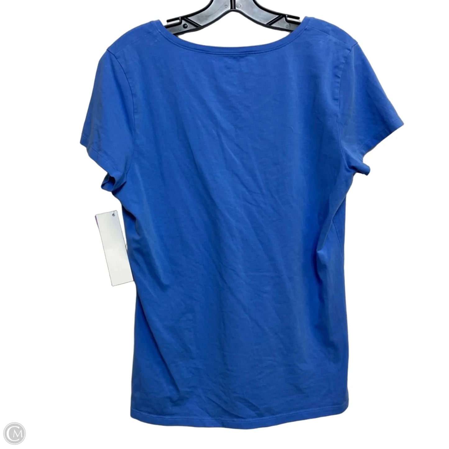 Top Short Sleeve Designer By Lilly Pulitzer In Blue, Size: Xl