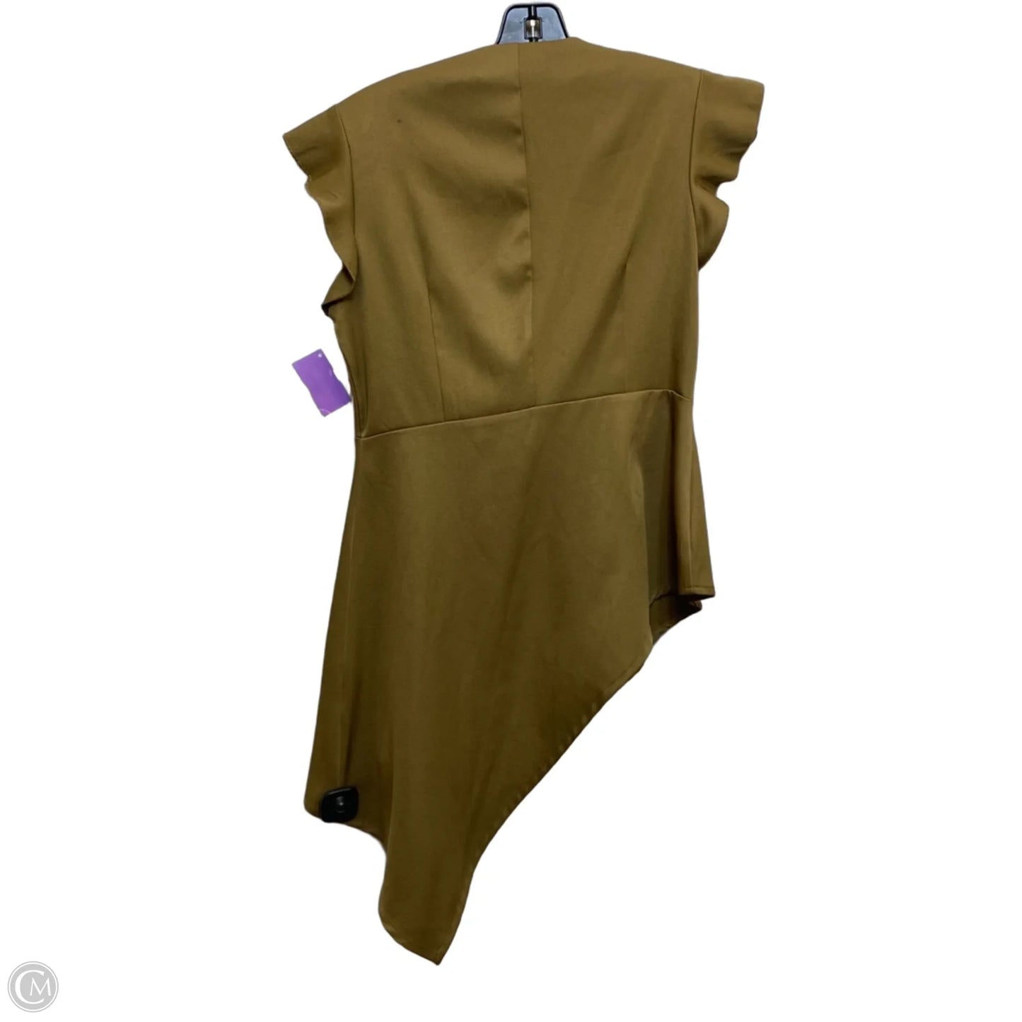 Top Short Sleeve By Shein In Green, Size: S