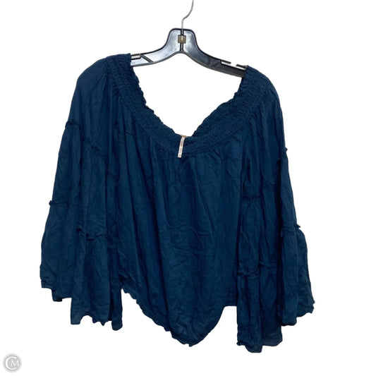 Top Long Sleeve By Free People In Green, Size: L