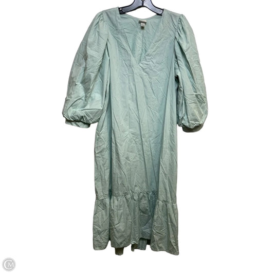 Dress Casual Midi By A New Day In Green, Size: L