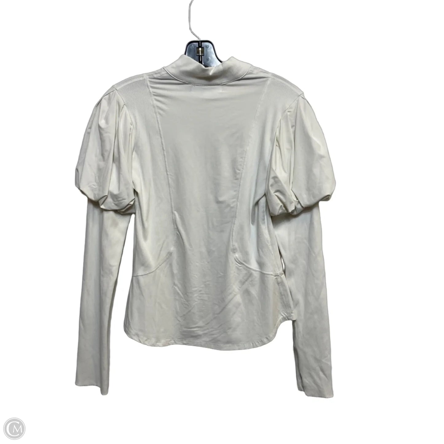 Top Long Sleeve By Jonathan Simkhai In White, Size: L
