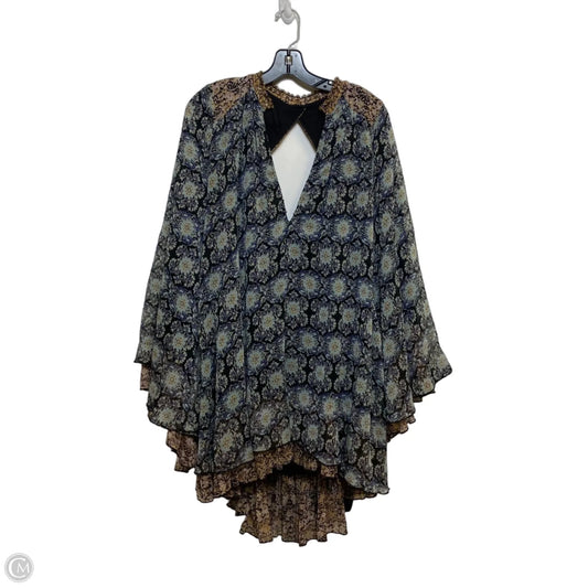 Dress Casual Short By Free People In Blue & Brown, Size: L