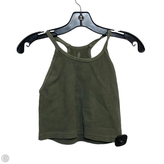Top Sleeveless By Free People In Green, Size: M