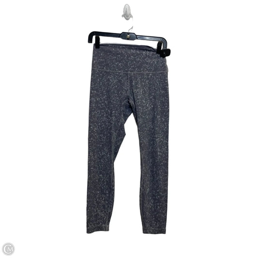 Athletic Leggings Designer By Lululemon In Grey, Size: 6