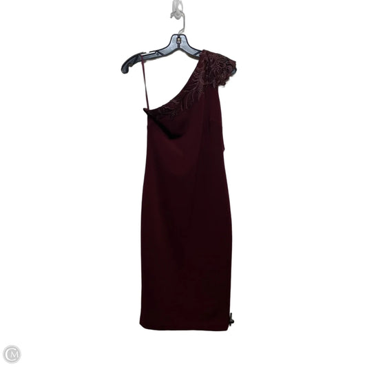 Dress Designer By Ted Baker In Maroon, Size: S