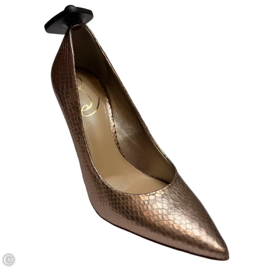 Shoes Heels Stiletto By Sam Edelman In Gold, Size: 7.5