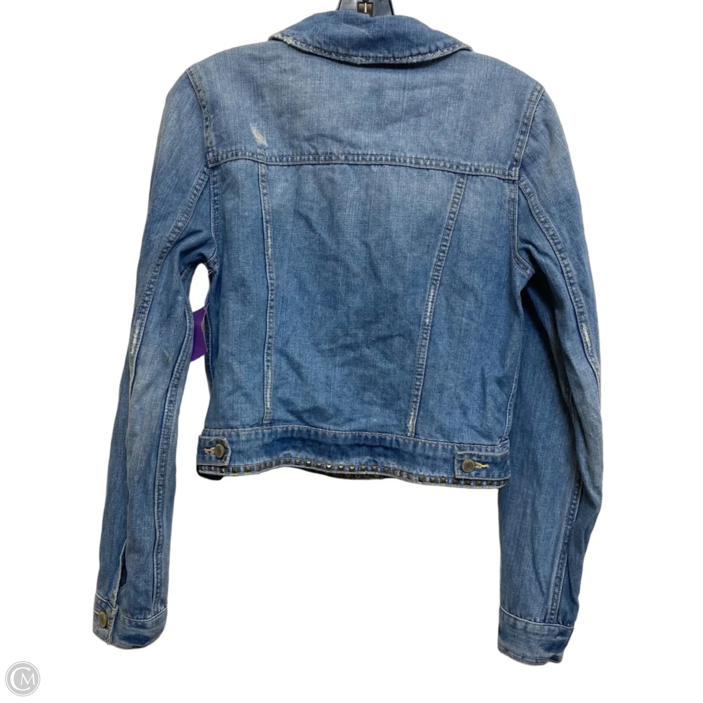 Jacket Denim By American Eagle In Blue Denim, Size: M