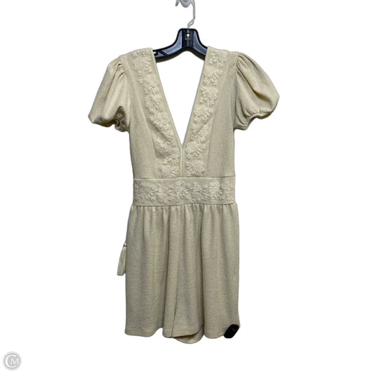 Romper By Zara In Cream, Size: S