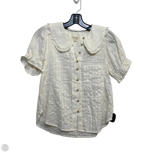Top Short Sleeve By Pilcro In White, Size: Xs