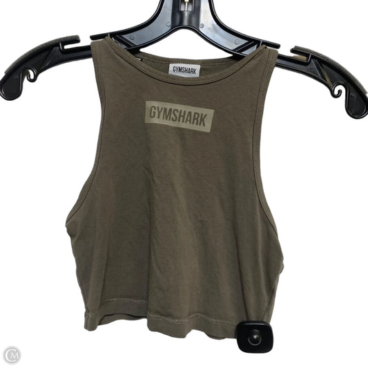 Athletic Tank Top By Gym Shark In Green, Size: Xs
