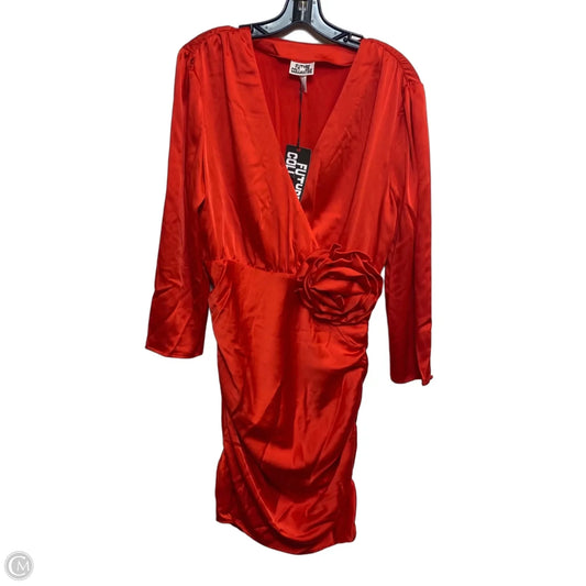 Dress Casual Short By Future Collective In Red, Size: M