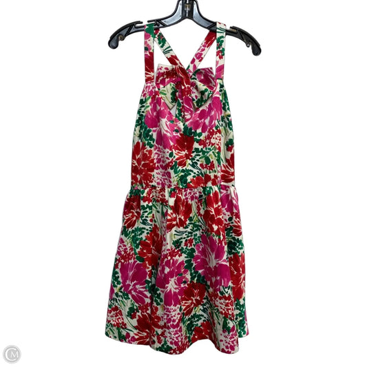 Dress Designer By Vineyard Vines In Green & Pink, Size: Xl