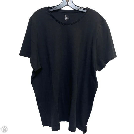Top Short Sleeve Basic By Kim Rogers In Black, Size: 2x