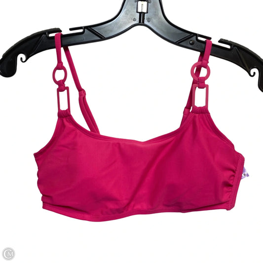 Swimsuit Top By Shade & Shore In Pink, Size: M