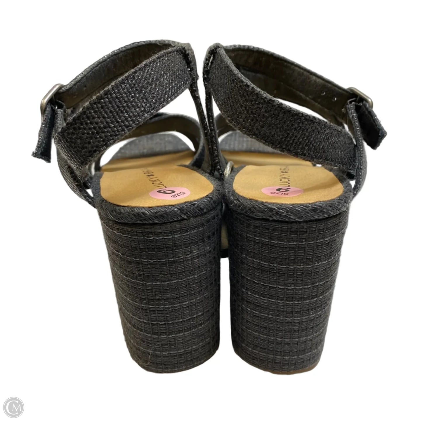 Shoes Heels Platform By Lucky Brand In Black, Size: 9.5