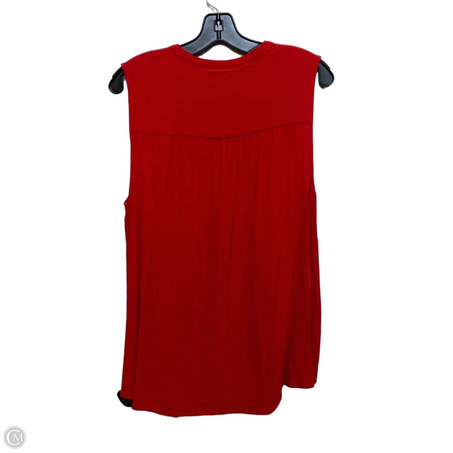 Top Sleeveless By Torrid In Red, Size: 1x