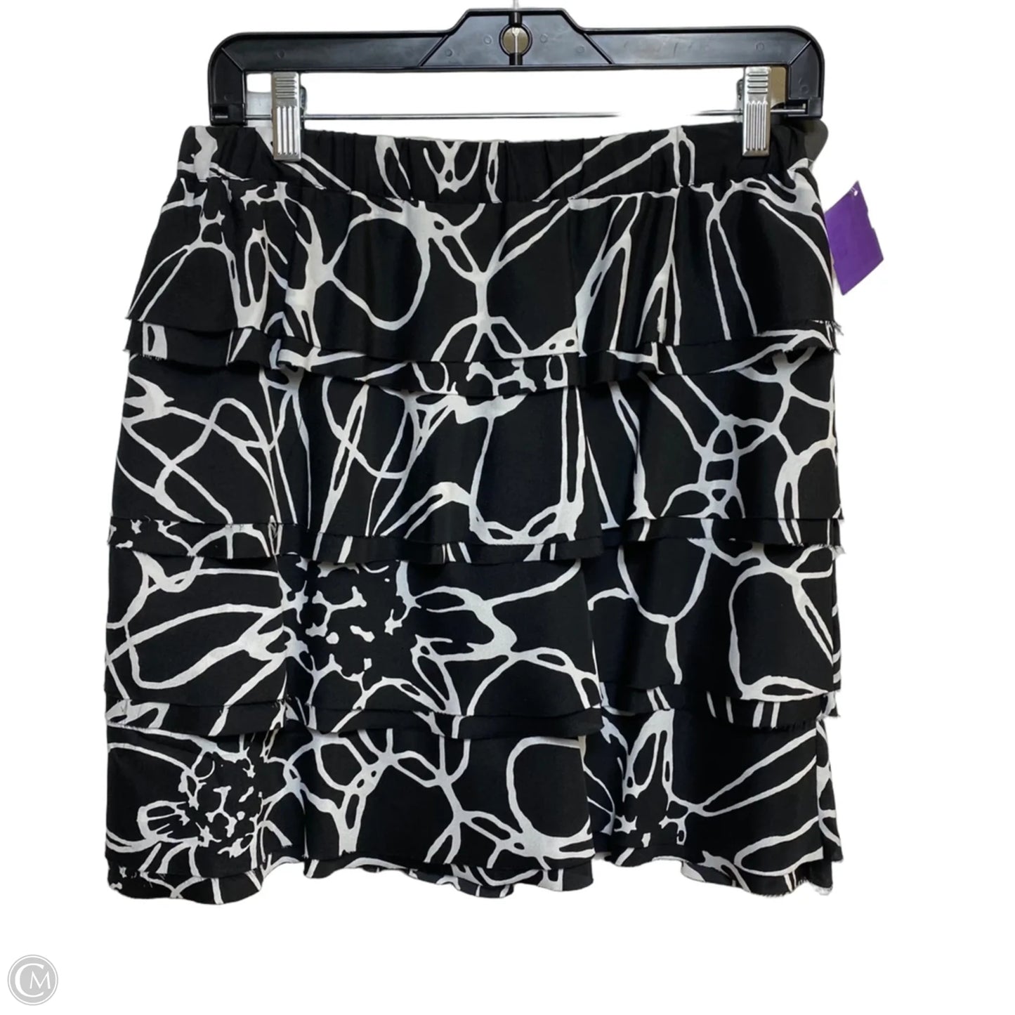 Skirt Mini & Short By Michael By Michael Kors In Black & White, Size: S