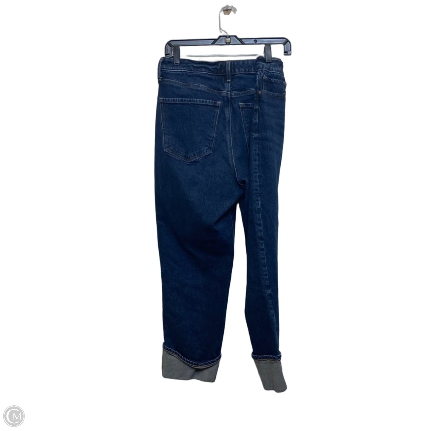 Jeans Straight By Express In Blue Denim, Size: 12