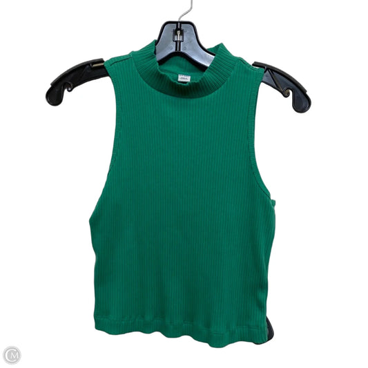 Top Sleeveless By Old Navy In Green, Size: S