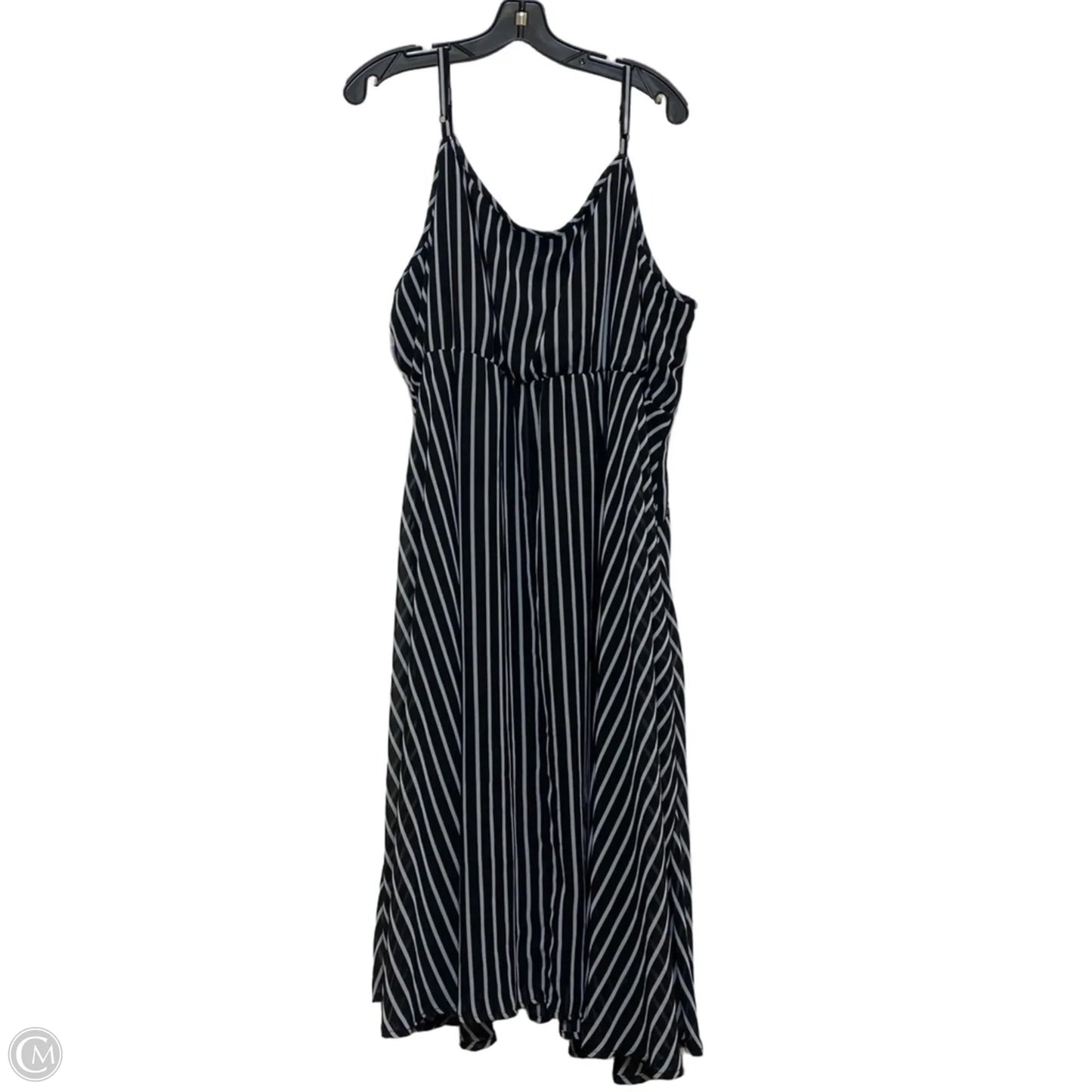 Dress Casual Midi By Torrid In Black & White, Size: 4x