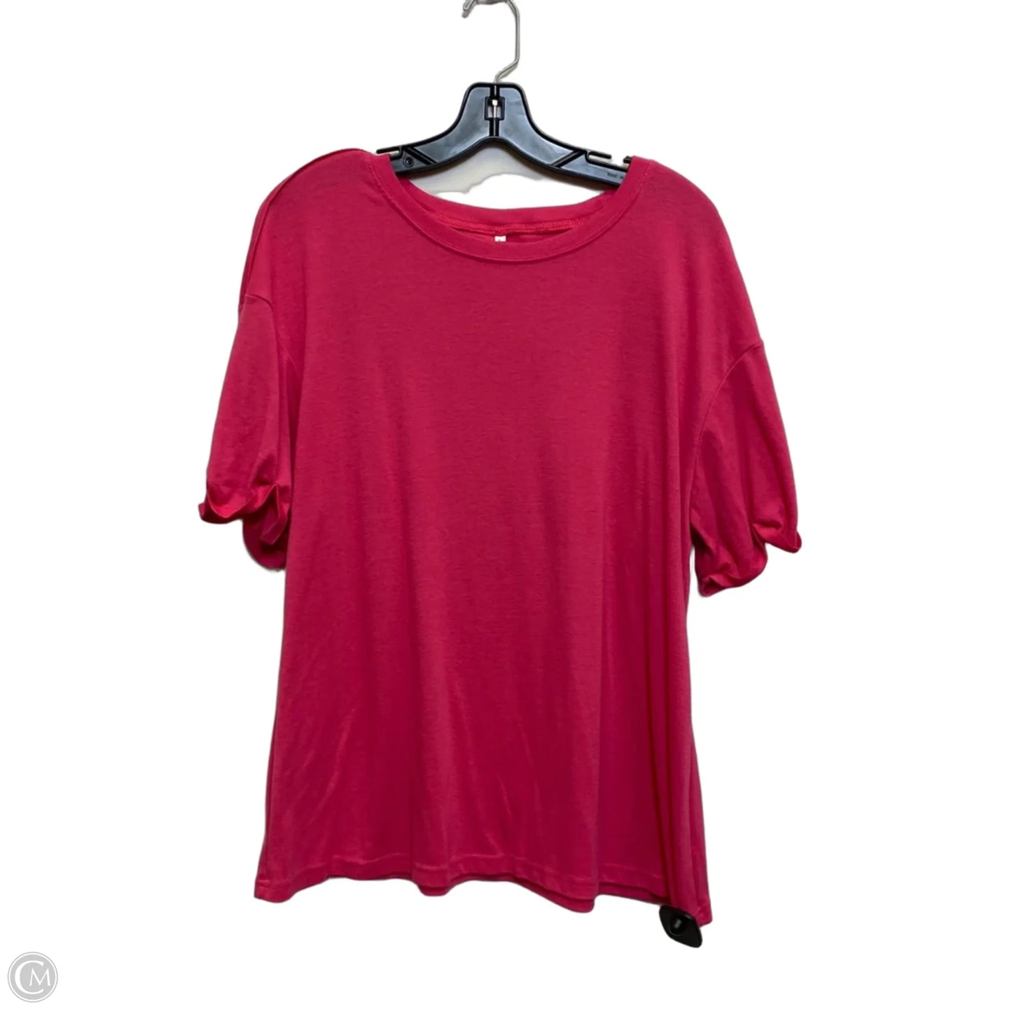Top Short Sleeve By Clothes Mentor In Pink, Size: L