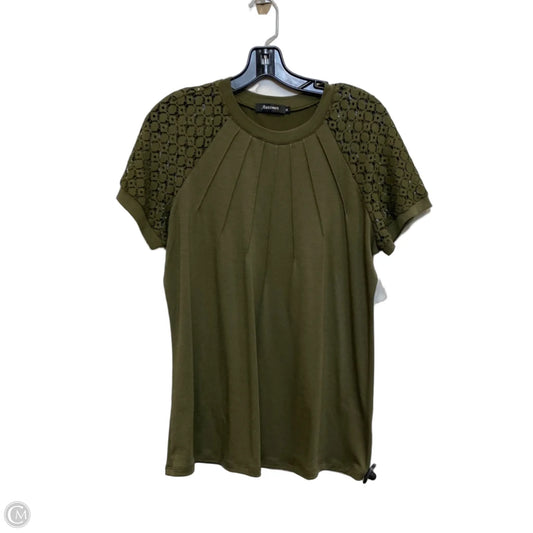 Top Short Sleeve By Automet In Green, Size: M