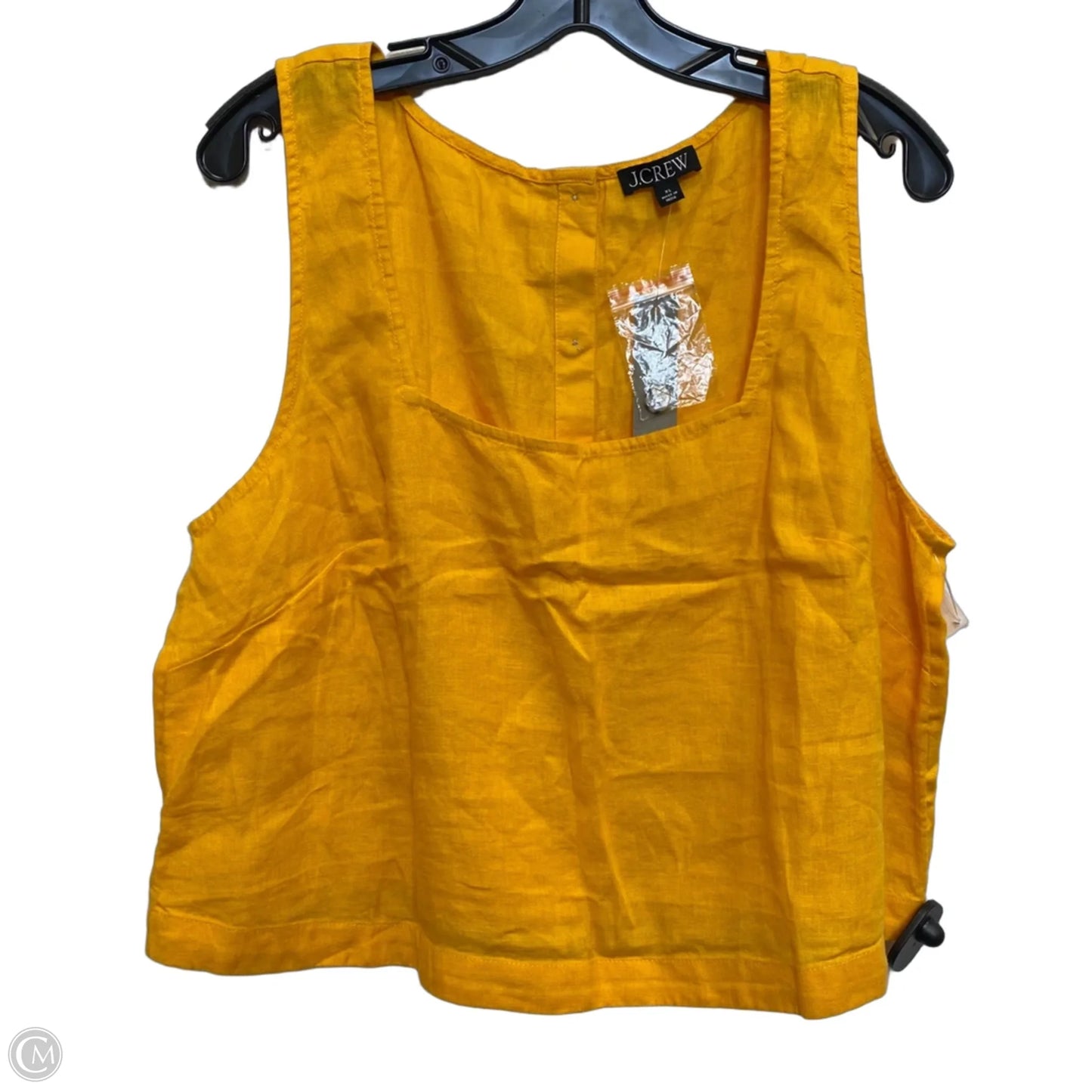 Top Sleeveless By J. Crew In Yellow, Size: Xl