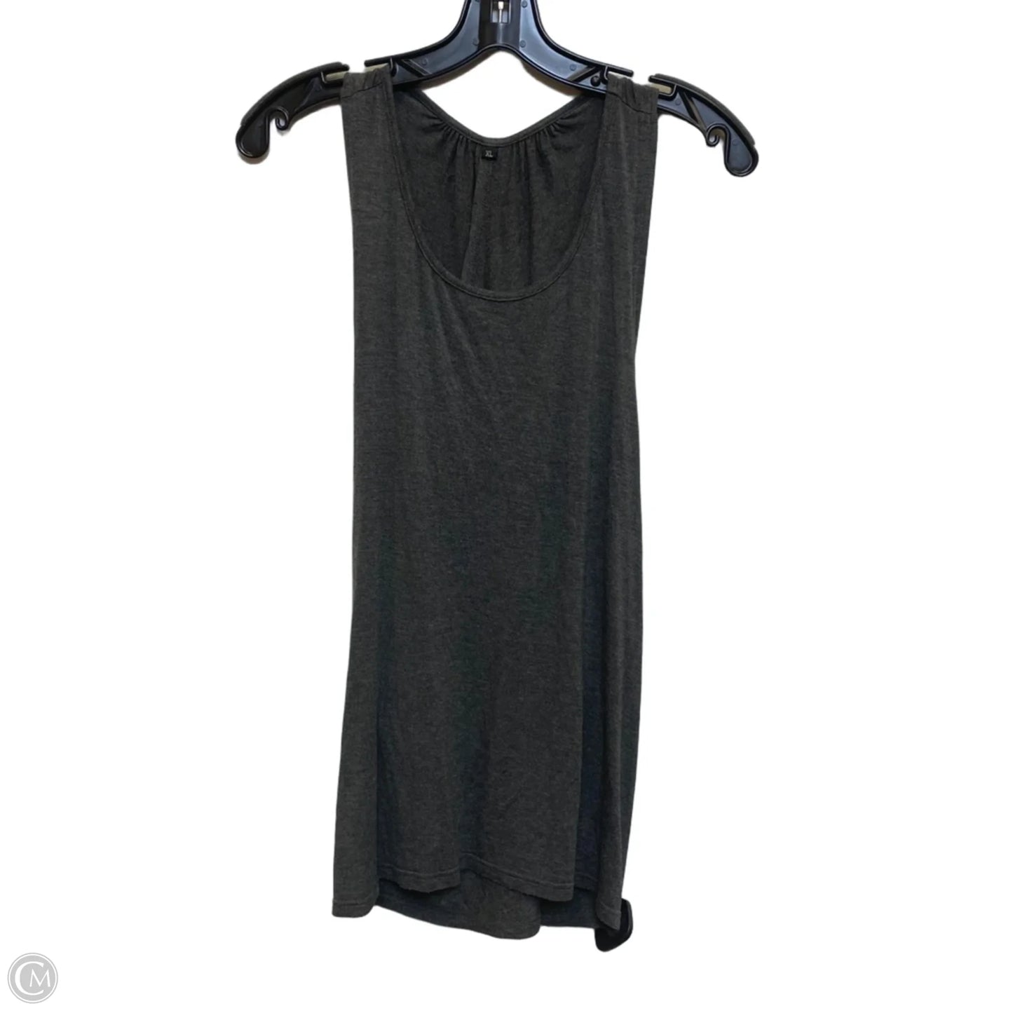 Top Sleeveless By Clothes Mentor In Grey, Size: Xl