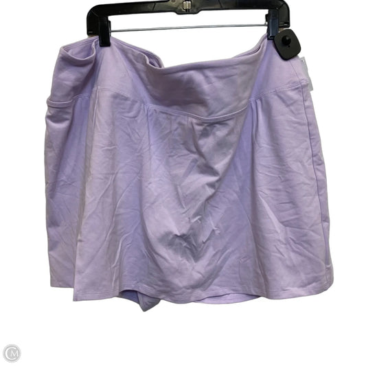 Athletic Skort By Old Navy In Purple, Size: 3x