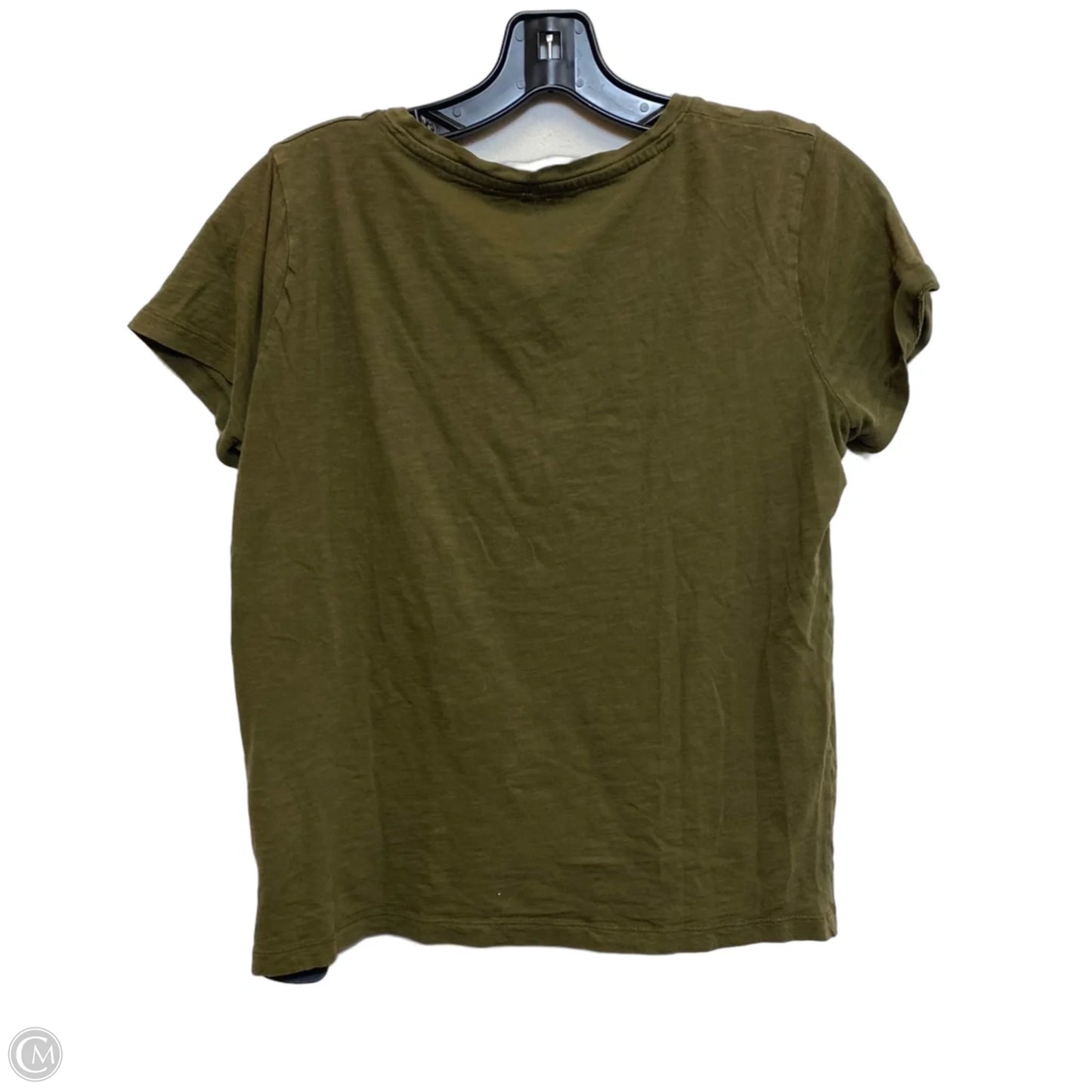 Top Short Sleeve By Madewell In Green, Size: S