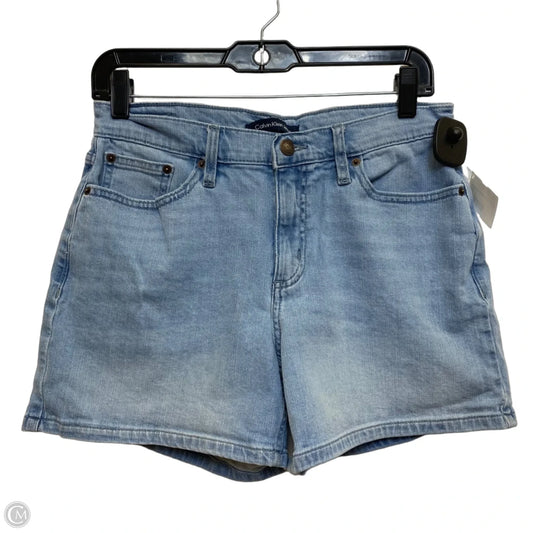 Shorts By Calvin Klein In Blue Denim, Size: 6