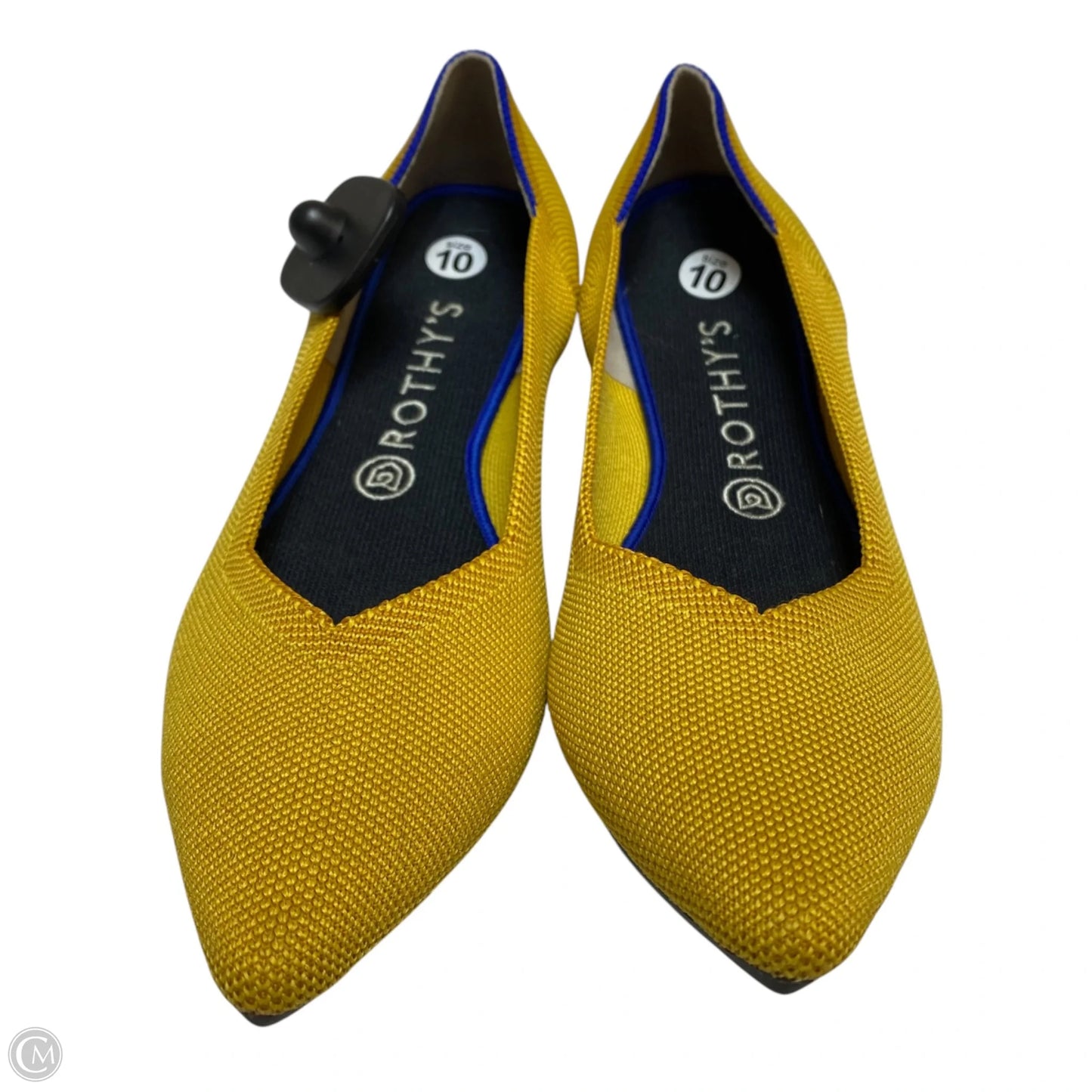 Shoes Designer By Rothys In Yellow, Size: 10