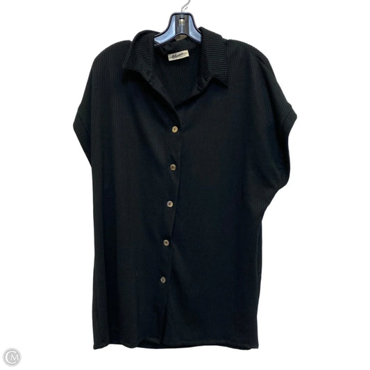 Top Short Sleeve By Blumin In Black, Size: 1x