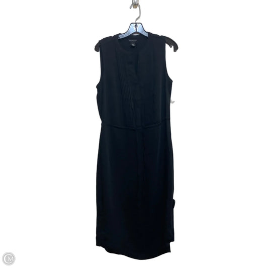 Dress Casual Midi By Adrienne Vittadini In Black, Size: M