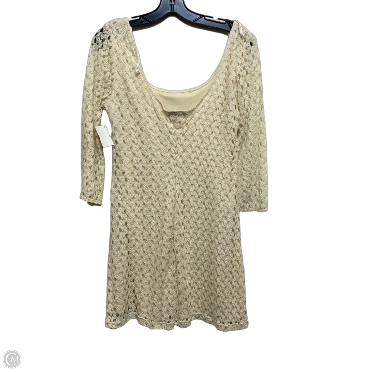Dress Casual Short By As U Wish In Cream, Size: L