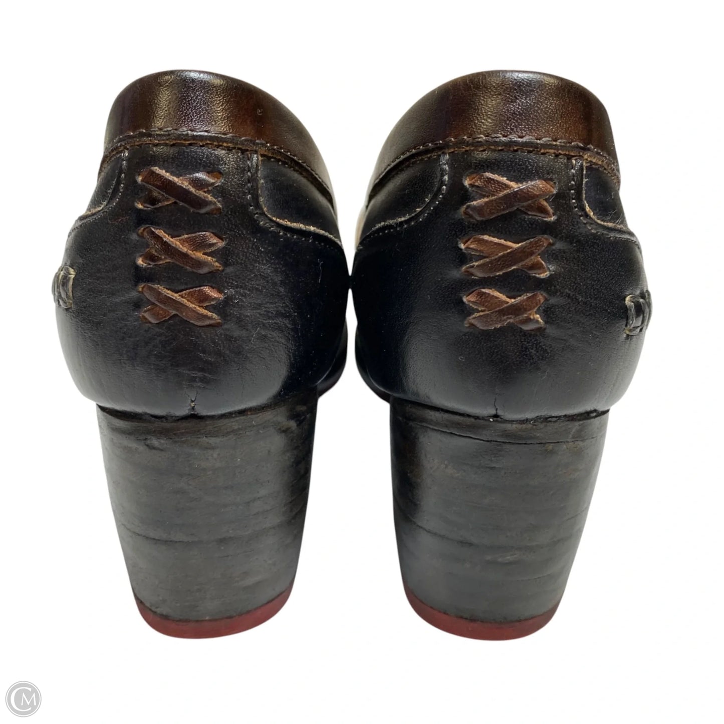 Shoes Heels Block By Bed Stu In Brown, Size: 6.5