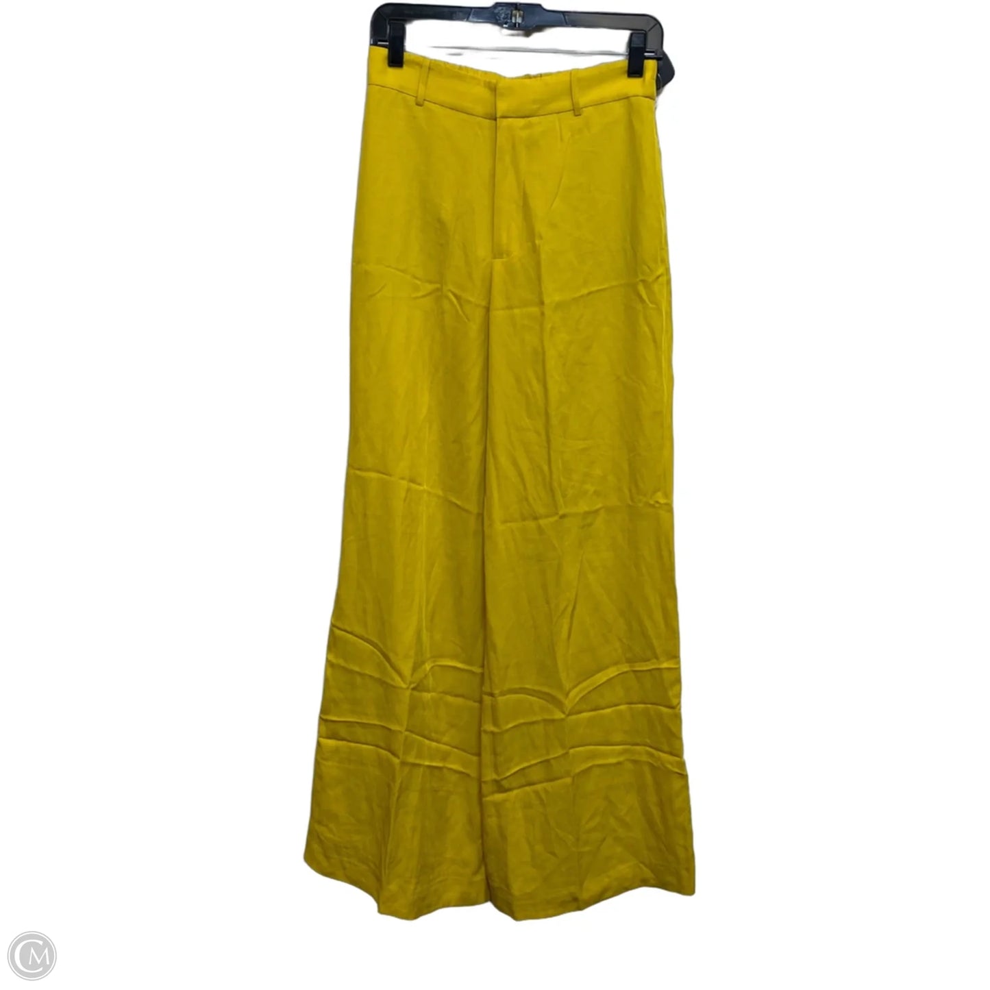 Pants Wide Leg By Zara In Yellow, Size: S