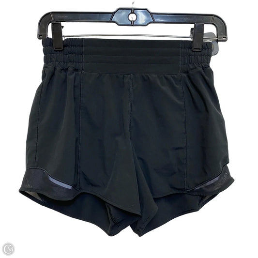 Athletic Shorts By Lululemon In Black, Size: 4