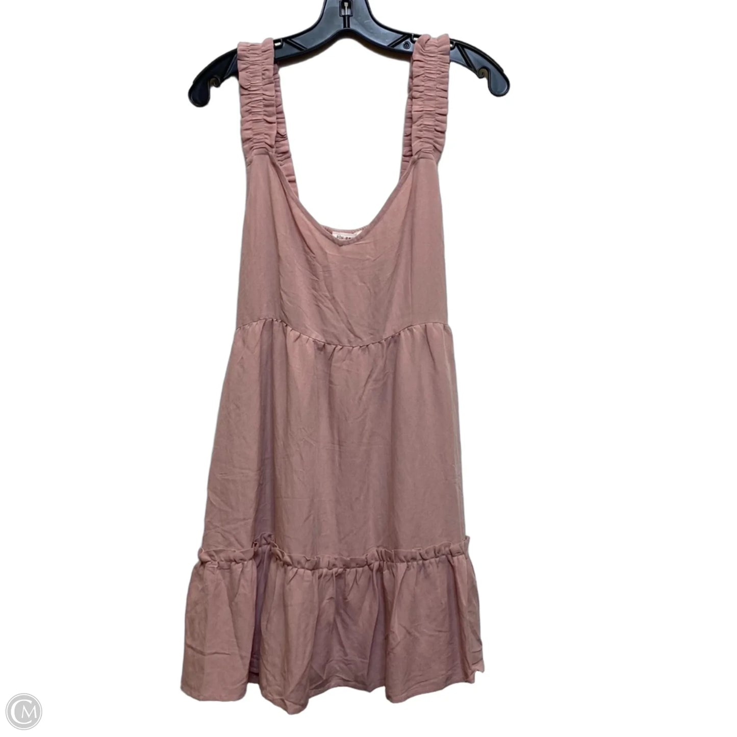 Dress Casual Short By Blu Pepper In Pink, Size: Xl
