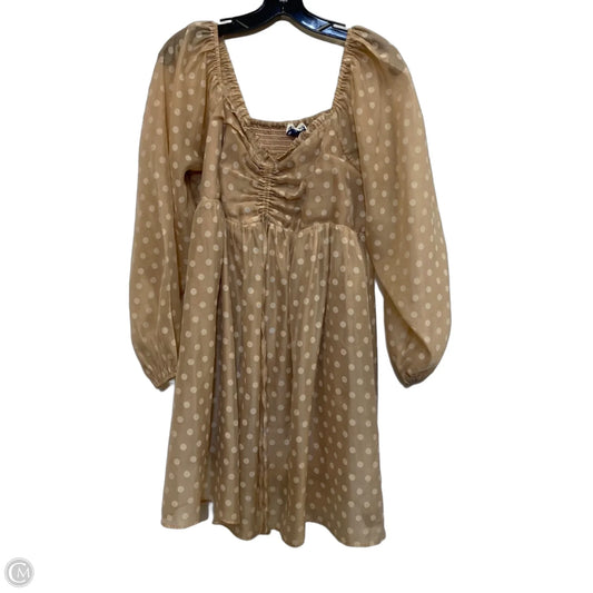Dress Casual Short By Arula In Tan, Size: 1x