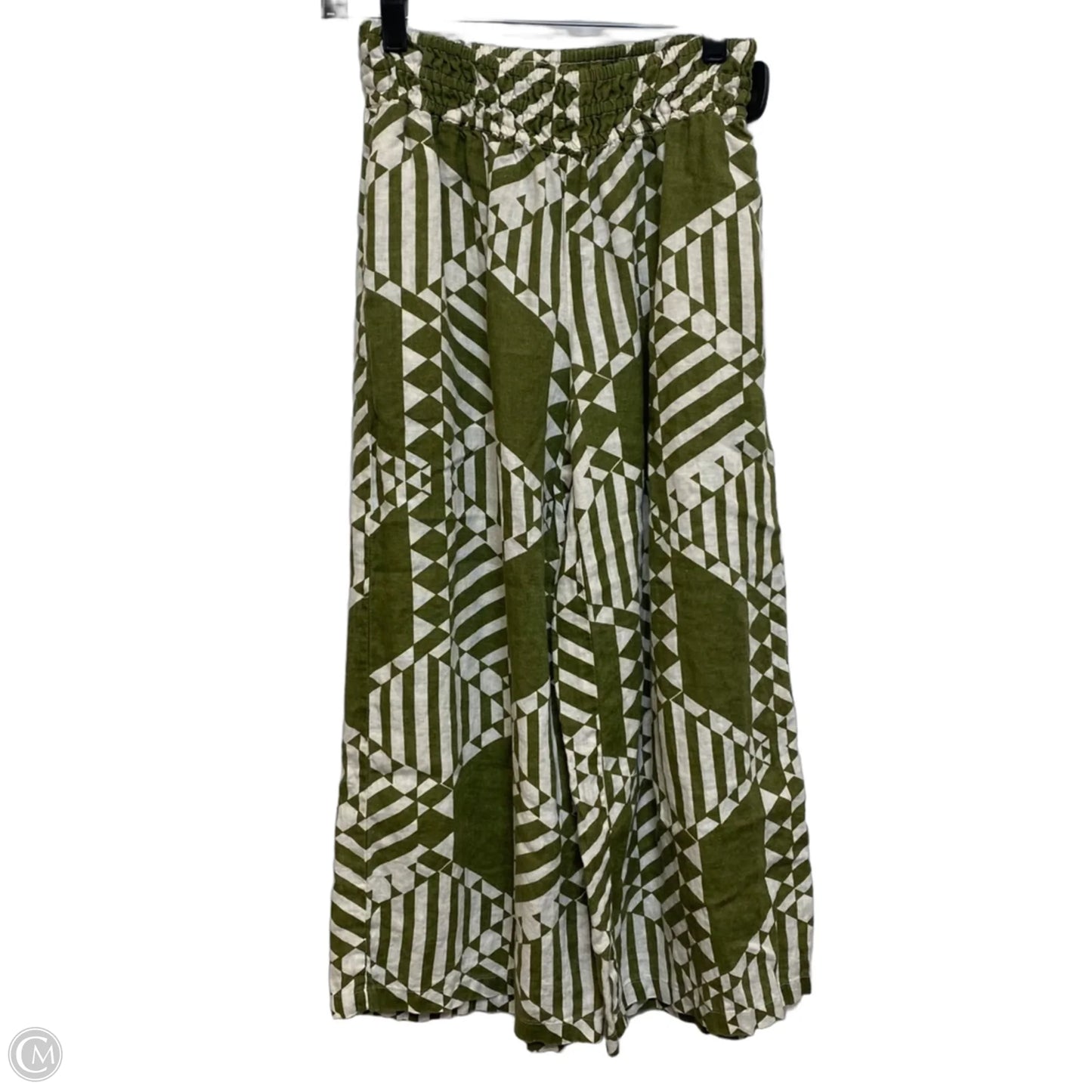 Pants Linen By Anthropologie In Green, Size: Xxsp