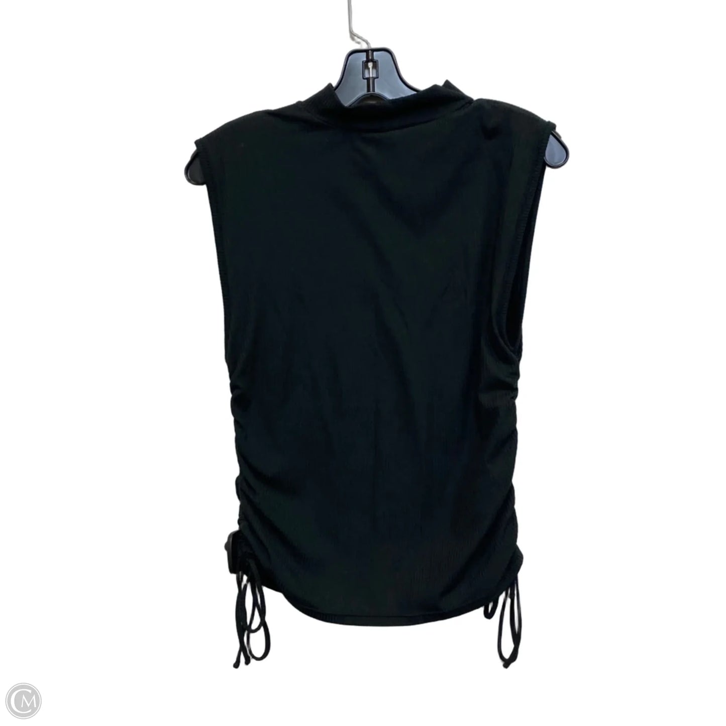 Top Sleeveless By Glitz In Black, Size: M