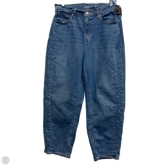 Jeans Cropped By Old Navy In Blue Denim, Size: 14
