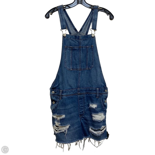 Shortalls By American Eagle In Blue Denim, Size: M
