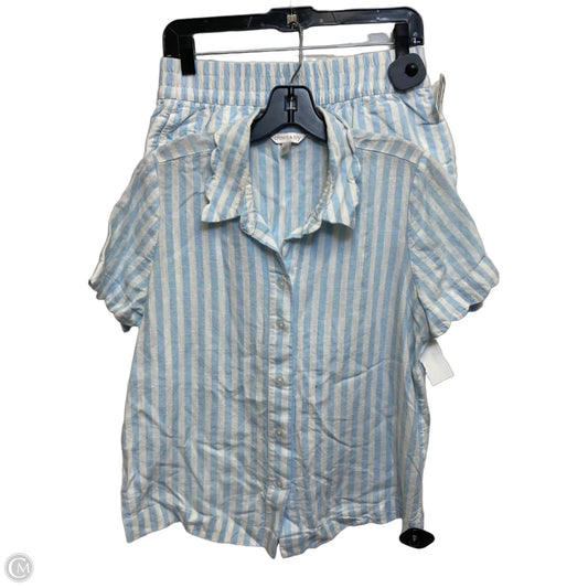 Shorts Set By Crown And Ivy In Blue & White, Size: S